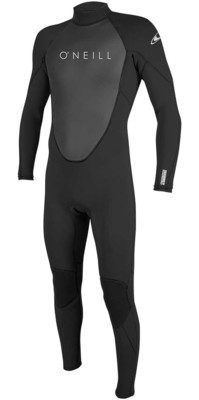 2025 O'Neill Mens Reactor II 3/2mm Back Zip Wetsuit 5040 - Black
